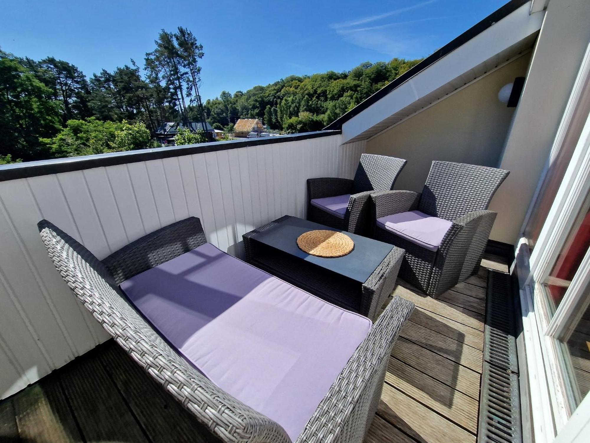 Duenenpark Binz - Komfortplus Ferienwohnung Mit 1 Schlafzimmer Und Balkon Im Dachgeschoss 231 Exteriör bild