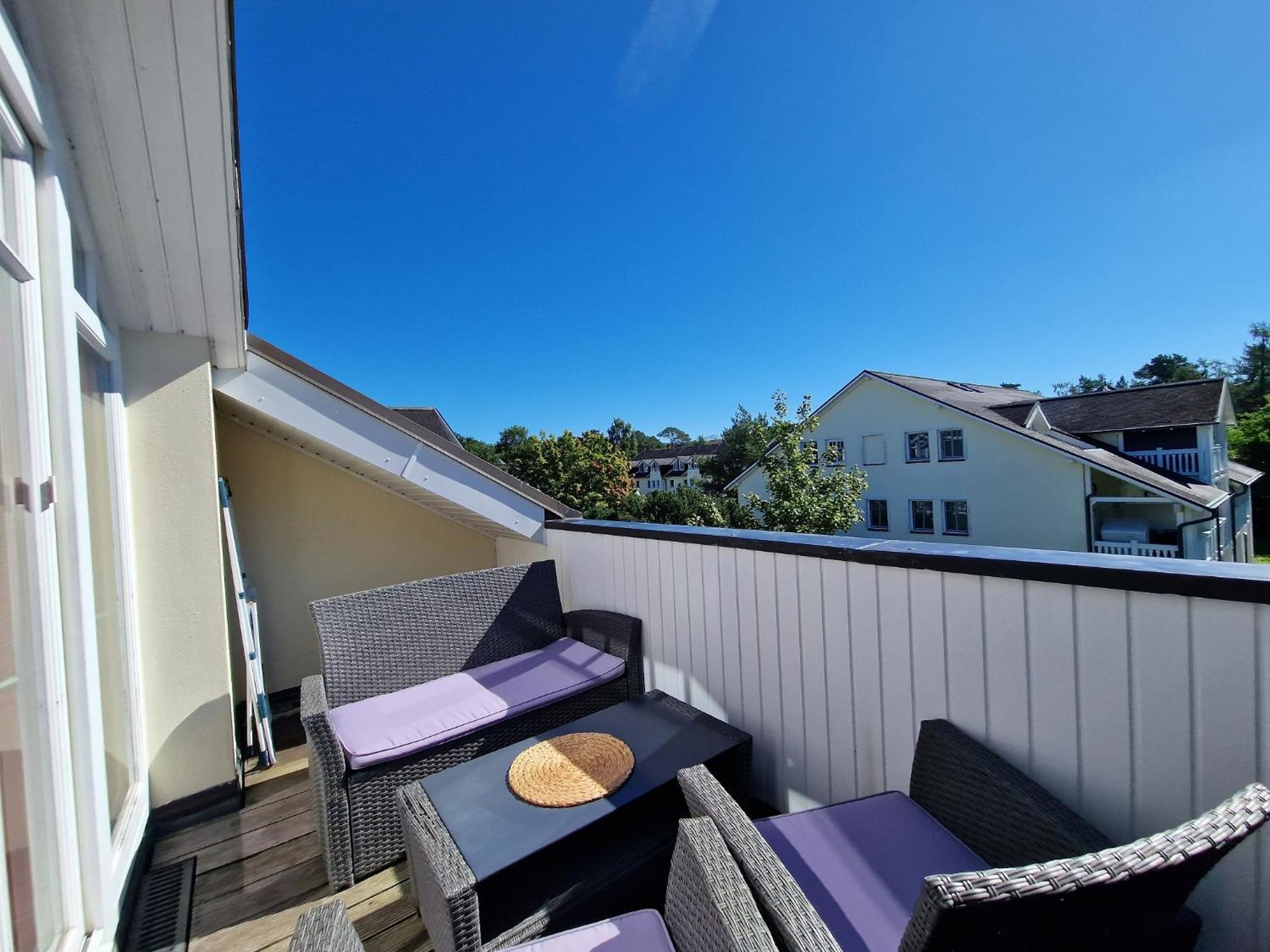 Duenenpark Binz - Komfortplus Ferienwohnung Mit 1 Schlafzimmer Und Balkon Im Dachgeschoss 231 Exteriör bild